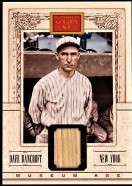 Dave Bancroft #29 Baseball Cards 2013 Panini Golden Age Museum Memorabilia