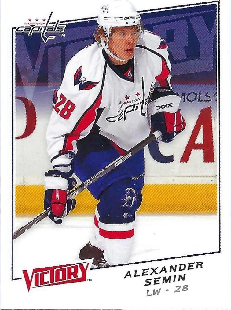 Alexander Semin #4 Hockey Cards 2008 Upper Deck Victory