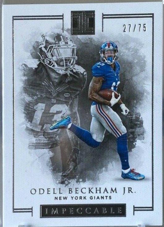Odell Beckham Jr #40 2016 Panini Impeccable Football