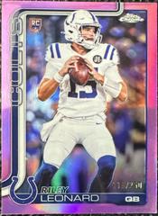 Riley Leonard [Pink Wave] #318 Prices | 2025 Topps Chrome