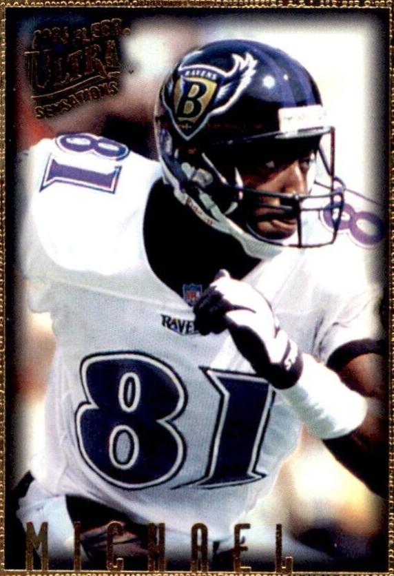 Michael Jackson #7 Football Cards 1996 Ultra Sensations