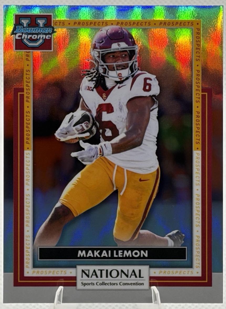 Makai Lemon #BUFB-5 2026 Topps National Convention Bowman U Football