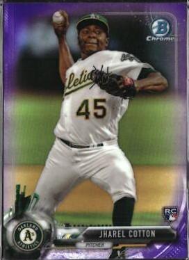 Jharel Cotton #22 2017 Bowman Chrome Baseball