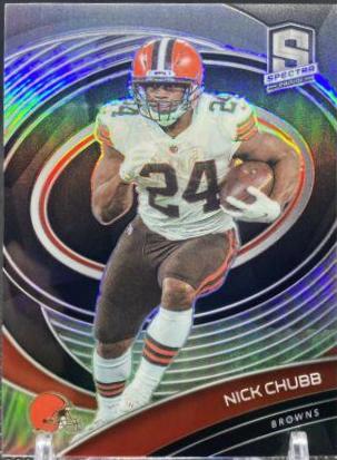 Nick Chubb #23 Football Cards 2021 Panini Spectra