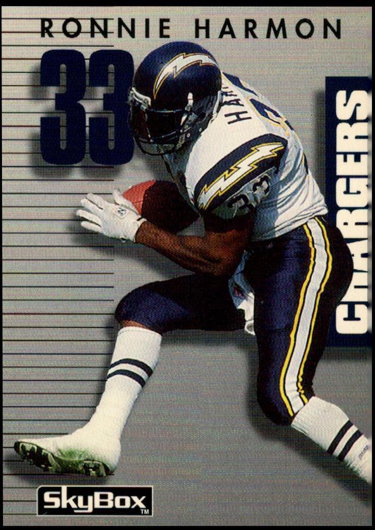 Ronnie Harmon #25 Football Cards 1992 Skybox Primetime