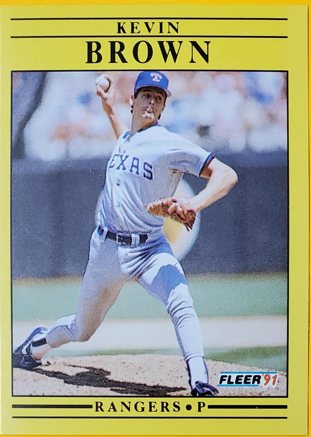 Kevin Brown #282 1991 Fleer Baseball