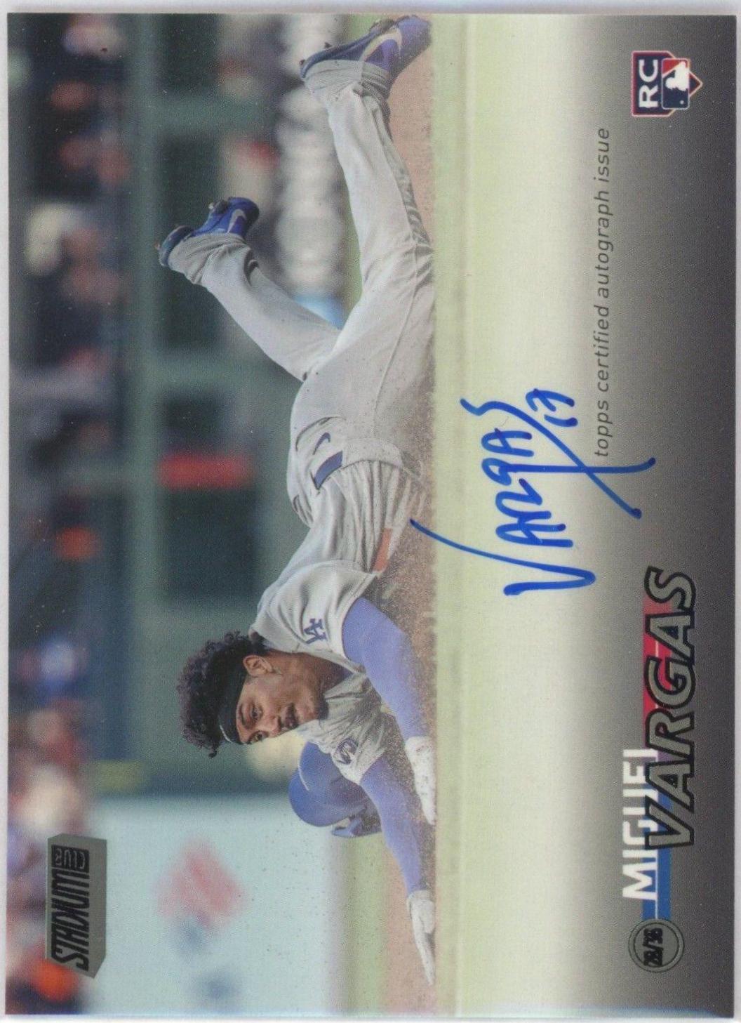 Miguel Vargas [Black] #SCBA-MV Prices | 2023 Stadium Club Autographs ...