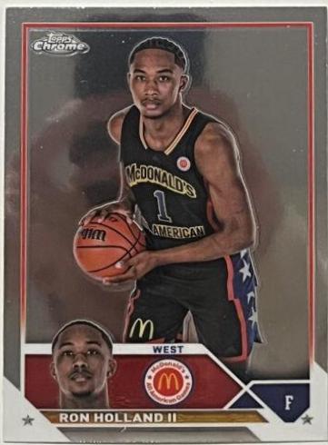 Ron Holland II #67 Basketball Cards 2023 Topps Chrome McDonald's All American