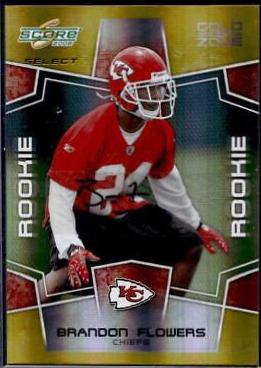 Brandon Flowers #358 2008 Panini Score Select Football