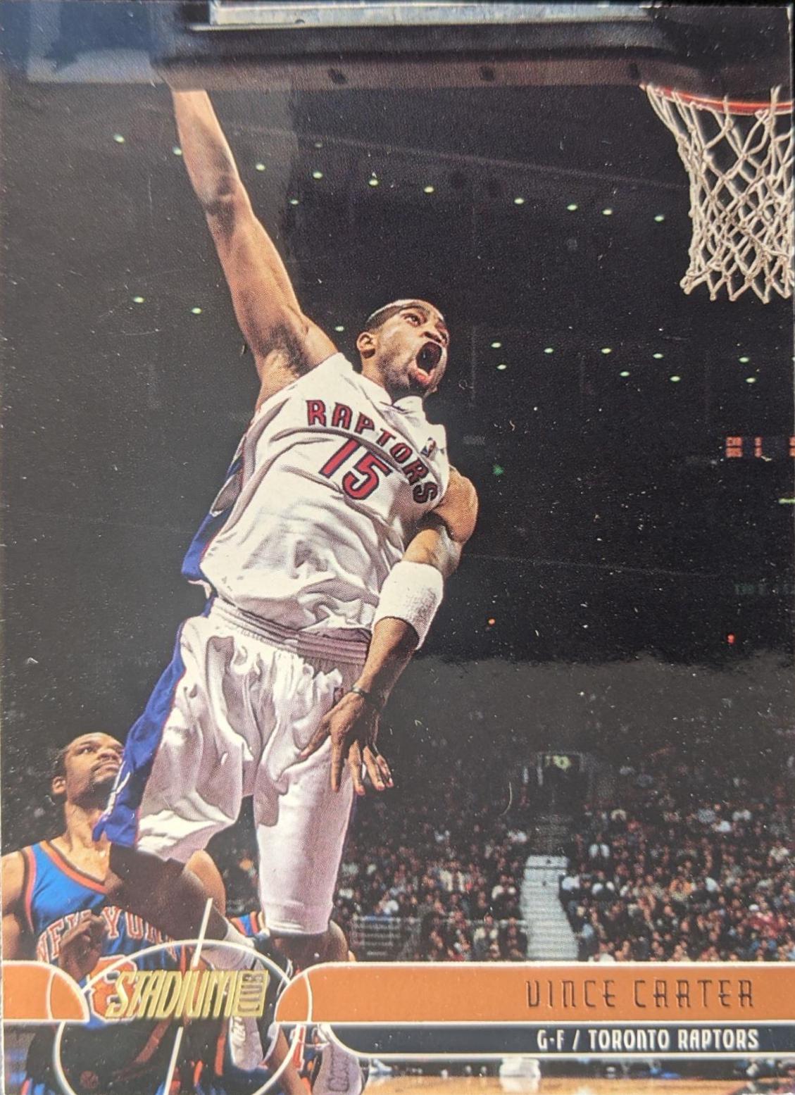 Vince Carter #50 Basketball Cards 2001 Stadium Club