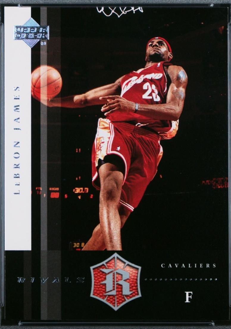 LeBron James #4 Basketball Cards 2004 Upper Deck Rivals