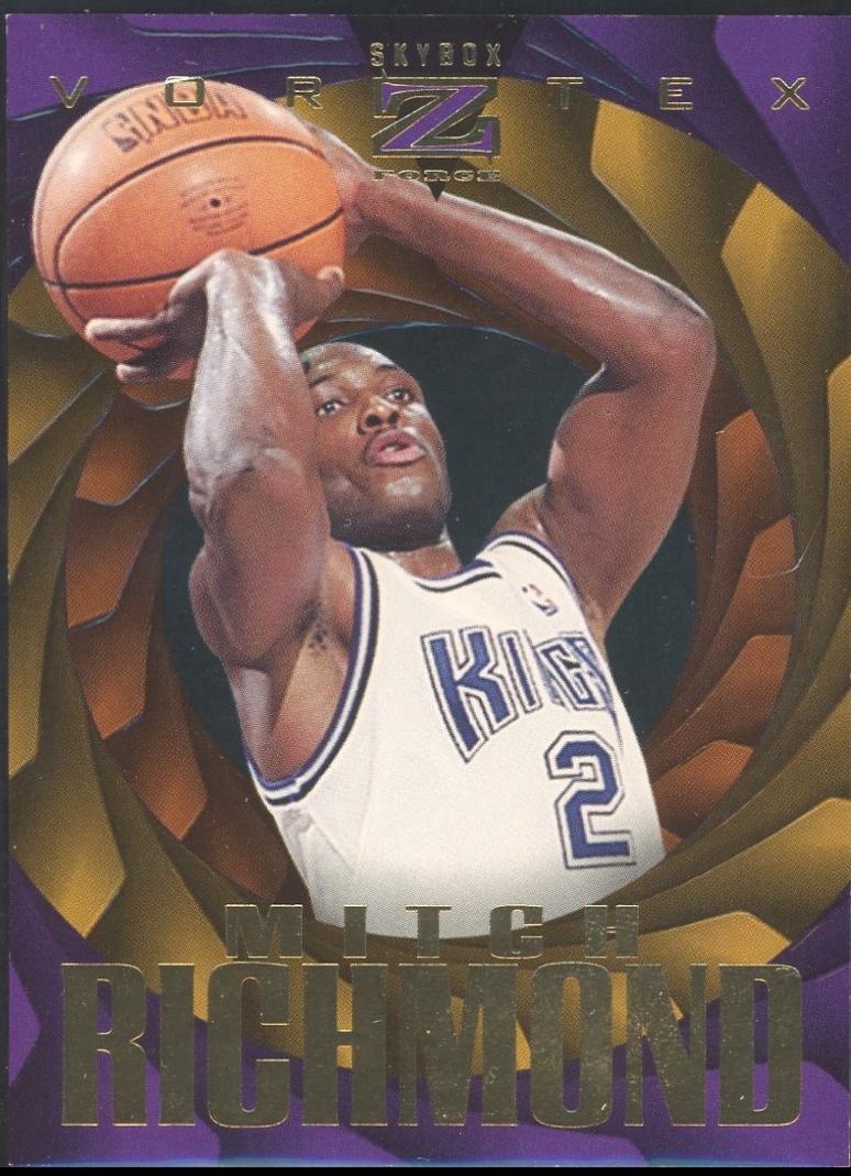 Mitch Richmond #10 Basketball Cards 1996 Skybox Z Force Vortex