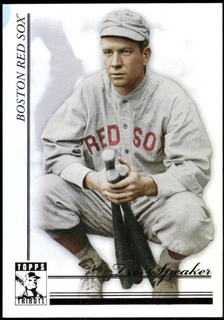 Tris Speaker #4 Baseball Cards 2010 Topps Tribute
