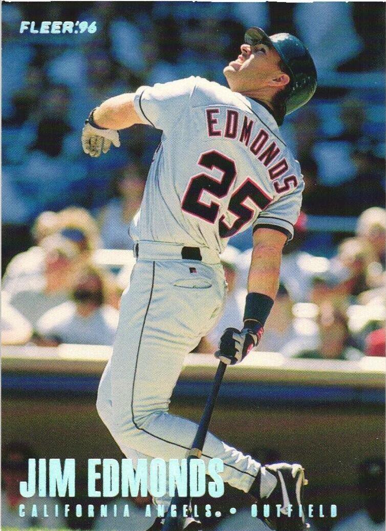 Jim Edmonds #46 Baseball Cards 1996 Fleer Tiffany