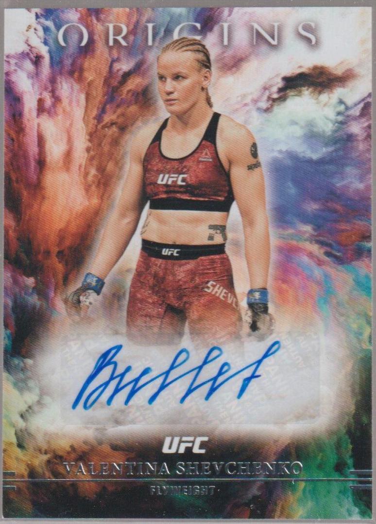 Valentina Shevchenko #OA-VSH Ufc Cards 2021 Panini Chronicles UFC Origins Autographs