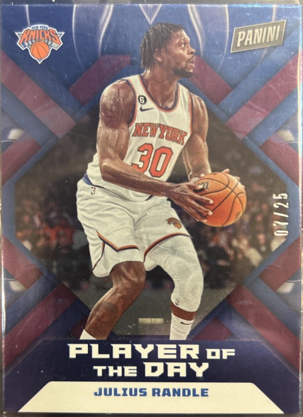 Julius Randle #28 2022 Panini Player Of The Day Basketball