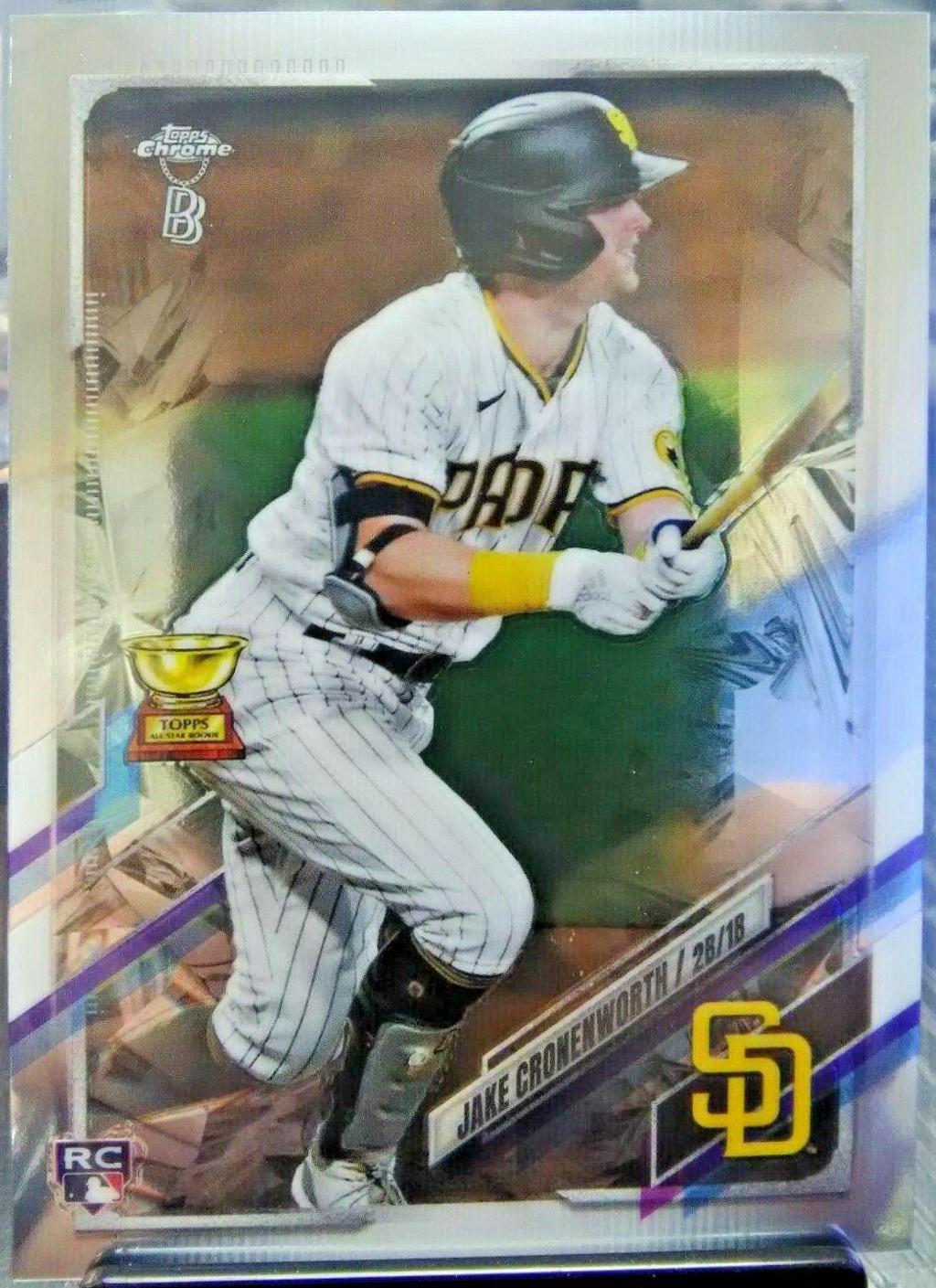 Jake Cronenworth #49 Baseball Cards 2021 Topps Chrome Ben Baller