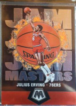 Julius Erving #2 Basketball Cards 2019 Panini Mosaic Jam Masters
