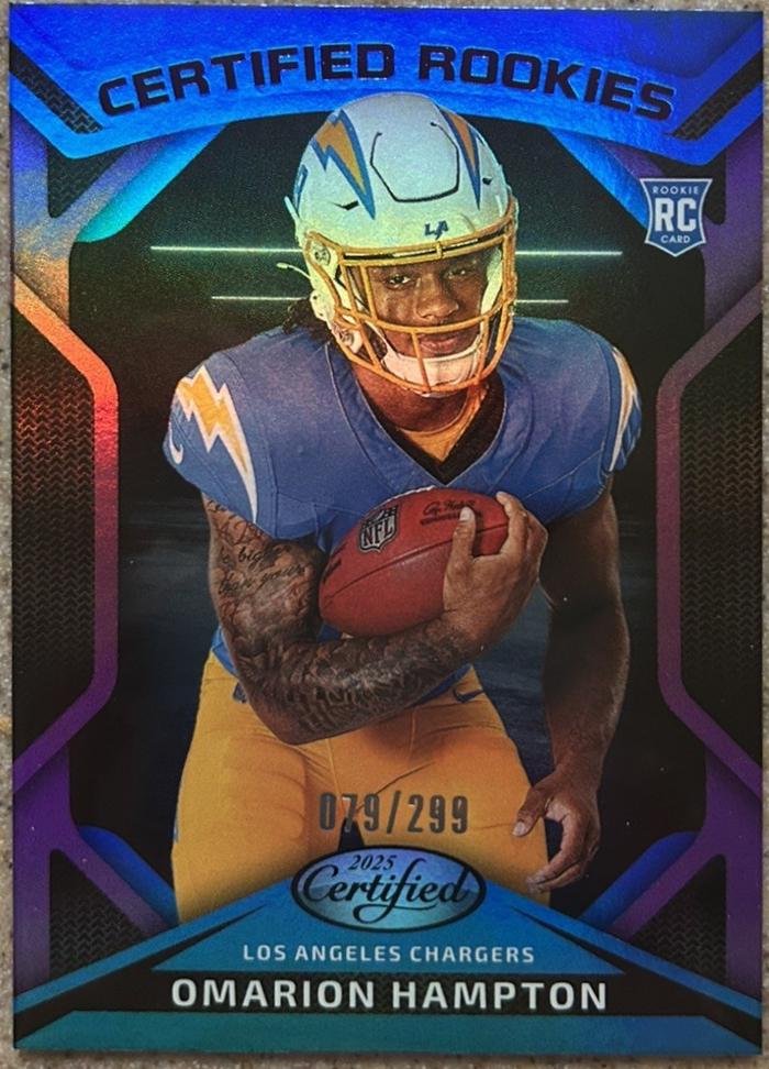 Omarion Hampton #CRK-OHN 2025 Panini Certified Rookie Football