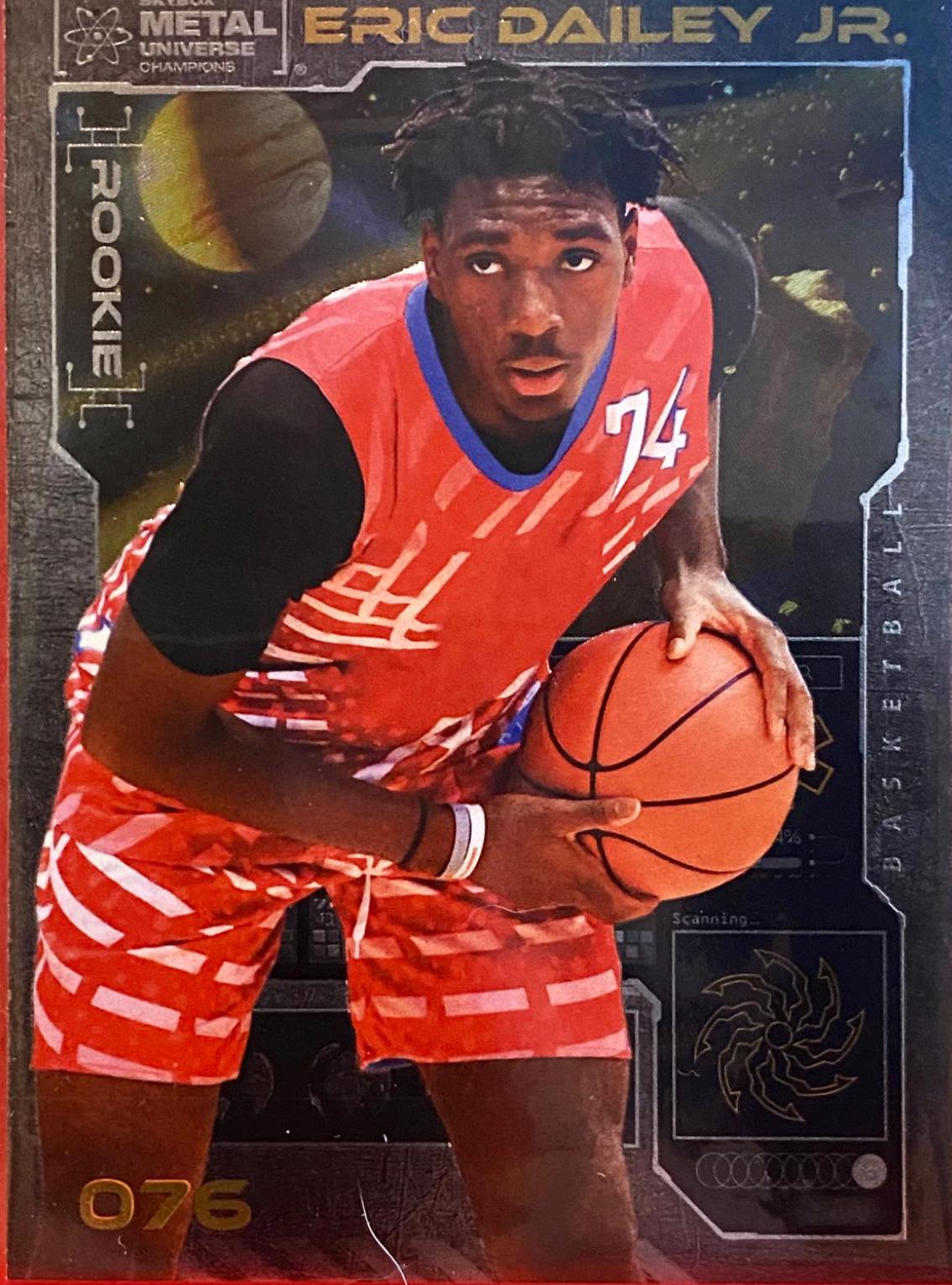 Eric Dailey Jr. #076 Basketball Cards 2023 SkyBox Metal Universe Champions