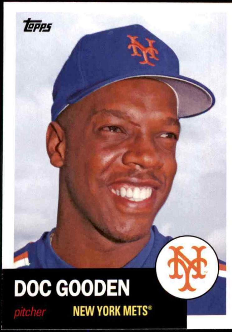Doc Gooden #3 Baseball Cards 2016 Topps Archives
