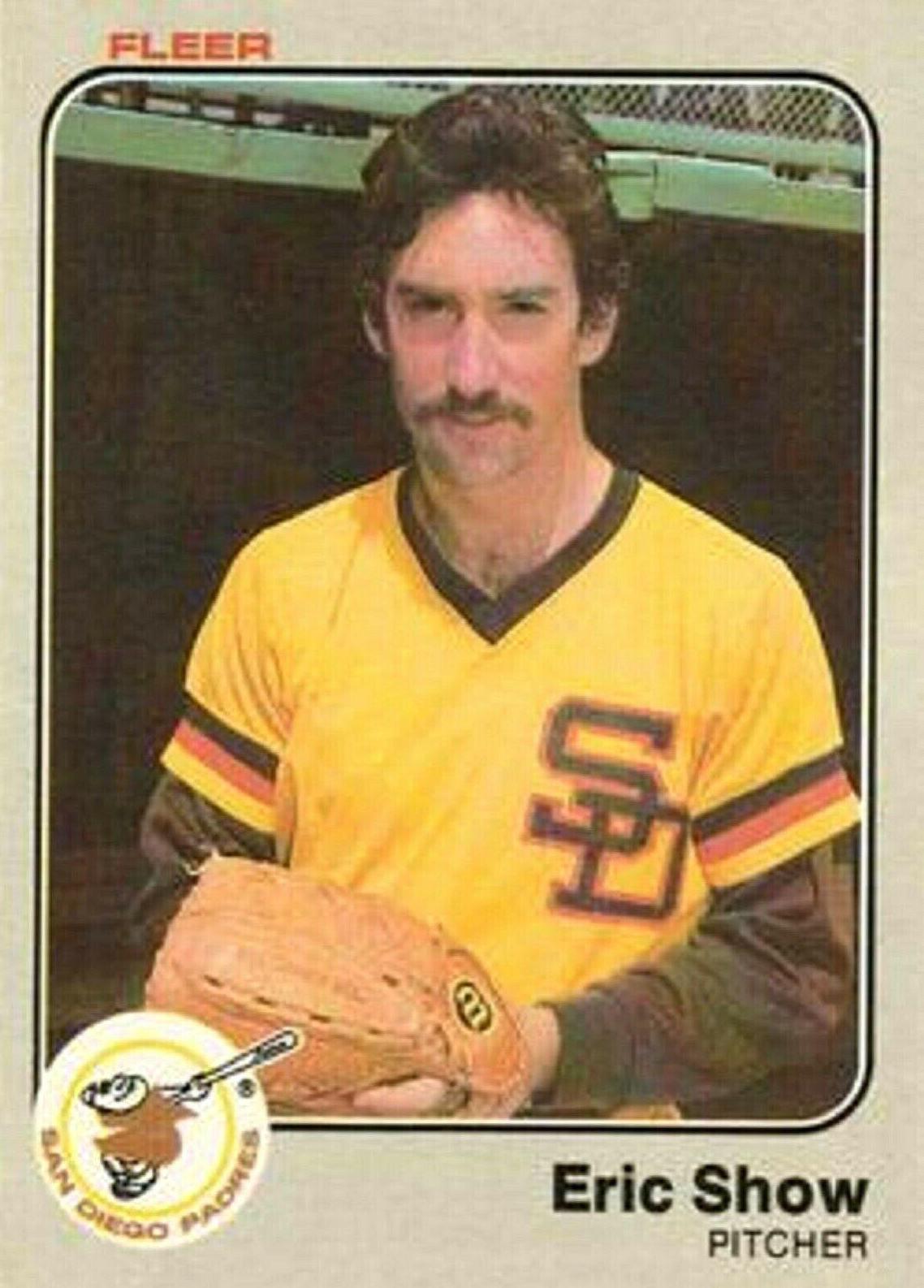 Eric Show #372 Baseball Cards 1983 Fleer