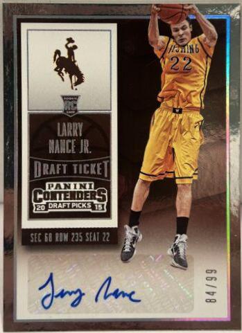 Larry Nance Jr. [Autograph Draft Ticket Variation] #145