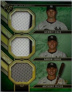 Gerrit Cole / Anthony Rizzo / Aaron Judge
