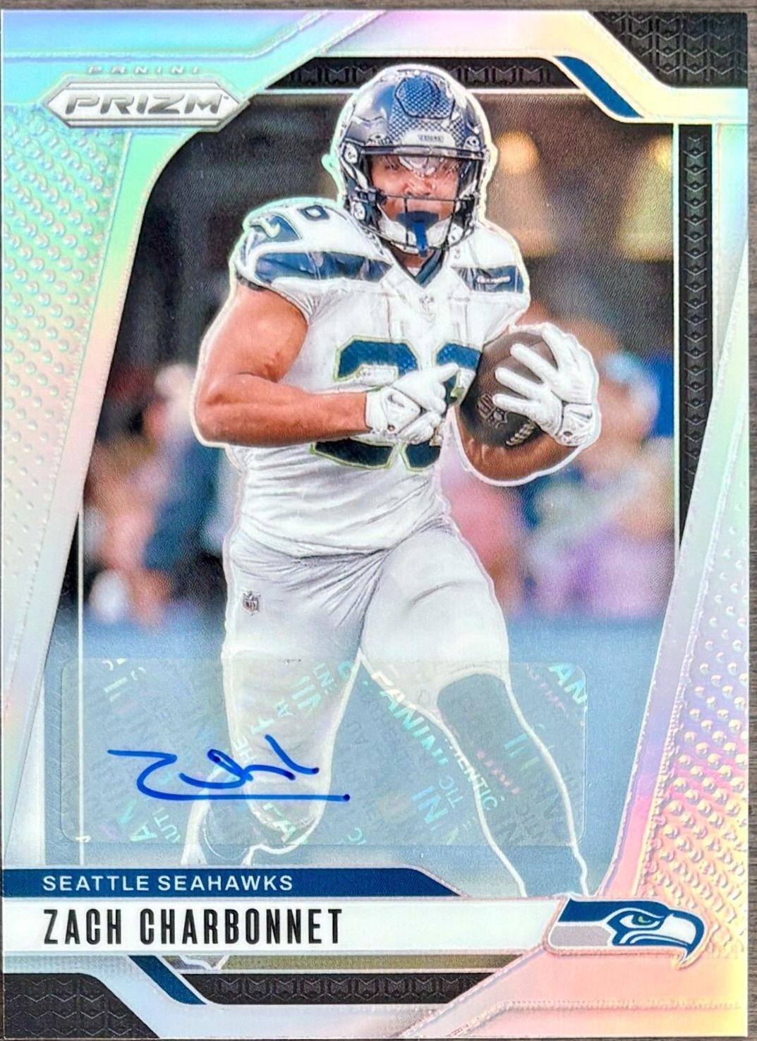 Zach Charbonnet [Silver] #264 Prices | 2024 Panini Prizm Autograph