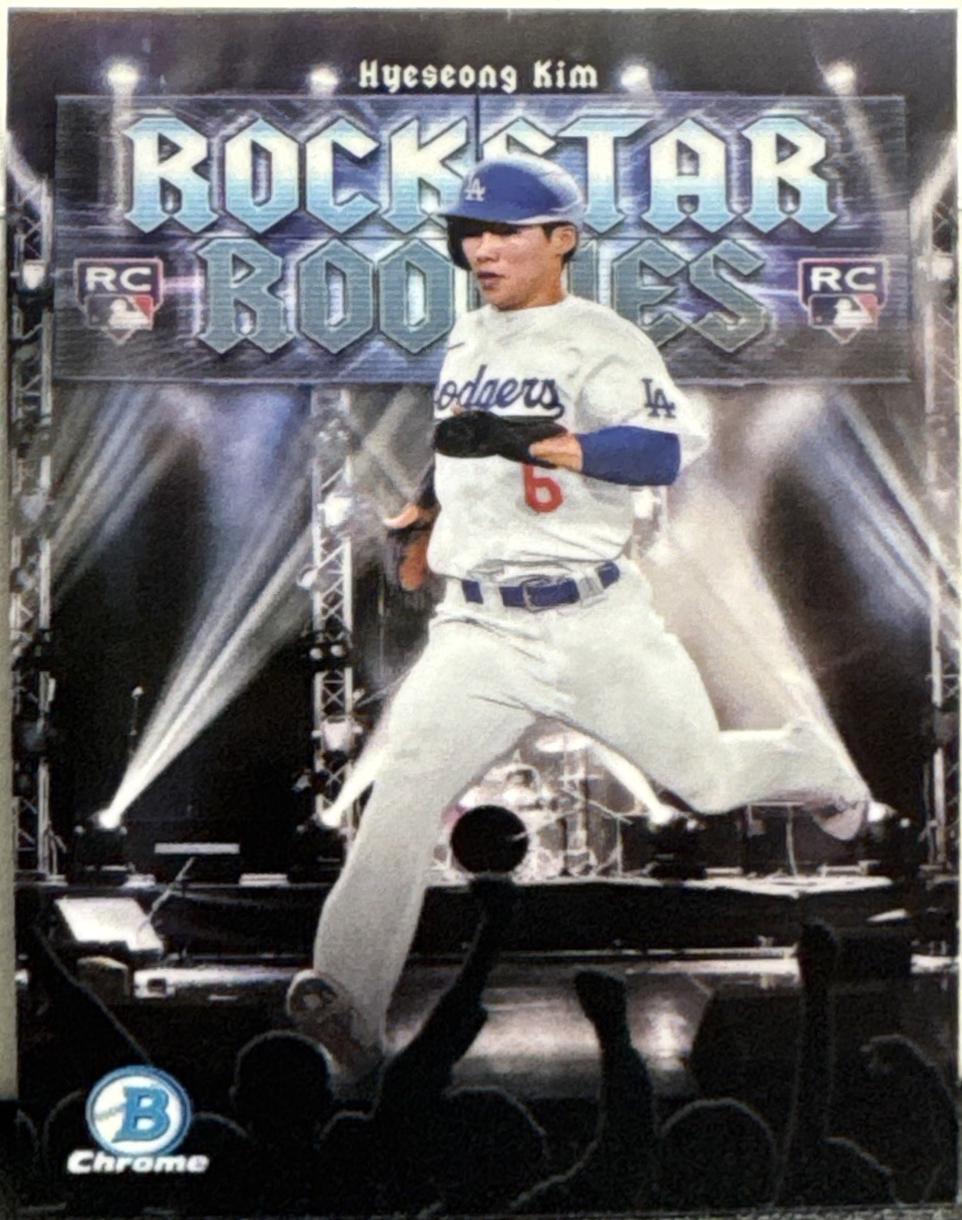 Hyeseong Kim #RR-3 Baseball Cards 2025 Bowman Rockstar Rookies