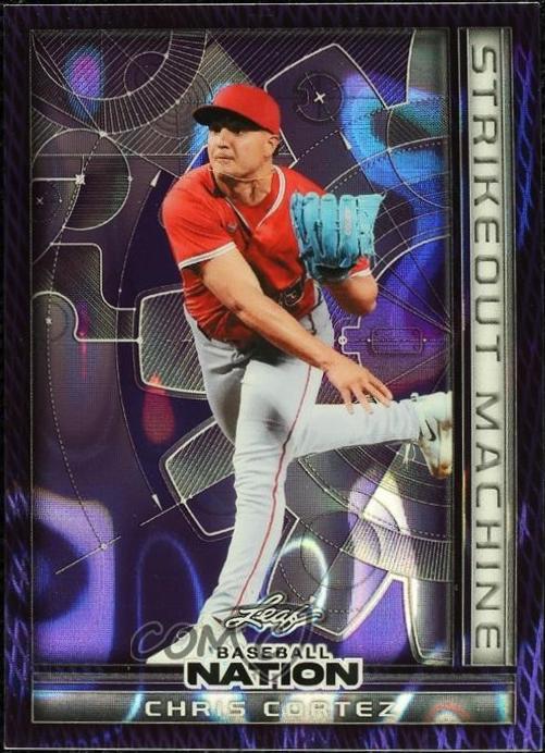 Chris Cortez #SMB-12 2025 Leaf Baseball Nation Strikeout Machine