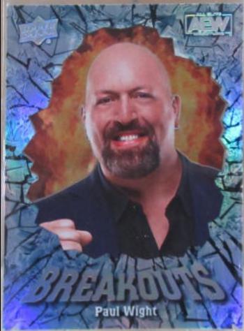 Paul Wight #BO-10 Wrestling Cards 2022 Upper Deck AEW Breakouts