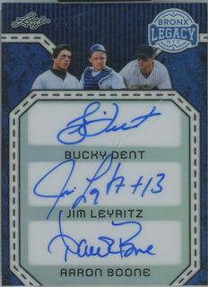 Bucky Dent / Jim Leyritz / Aaron Boone
