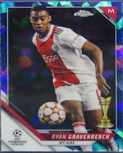 Ryan Gravenberch #72 2021 Topps Chrome UEFA Champions League