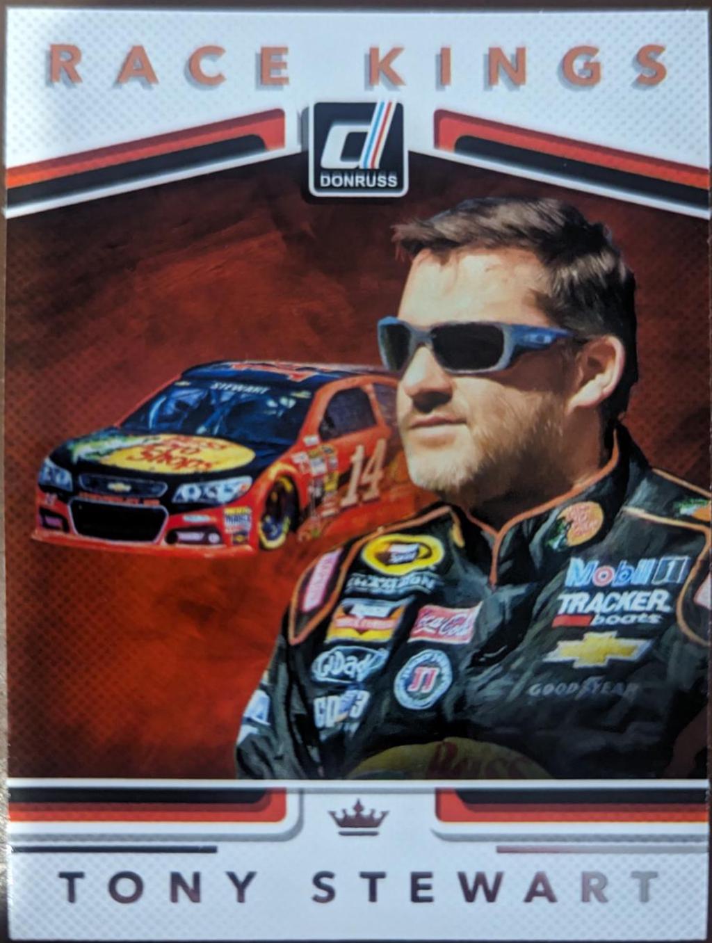 Tony Stewart #1 Racing Cards 2018 Panini Donruss Nascar