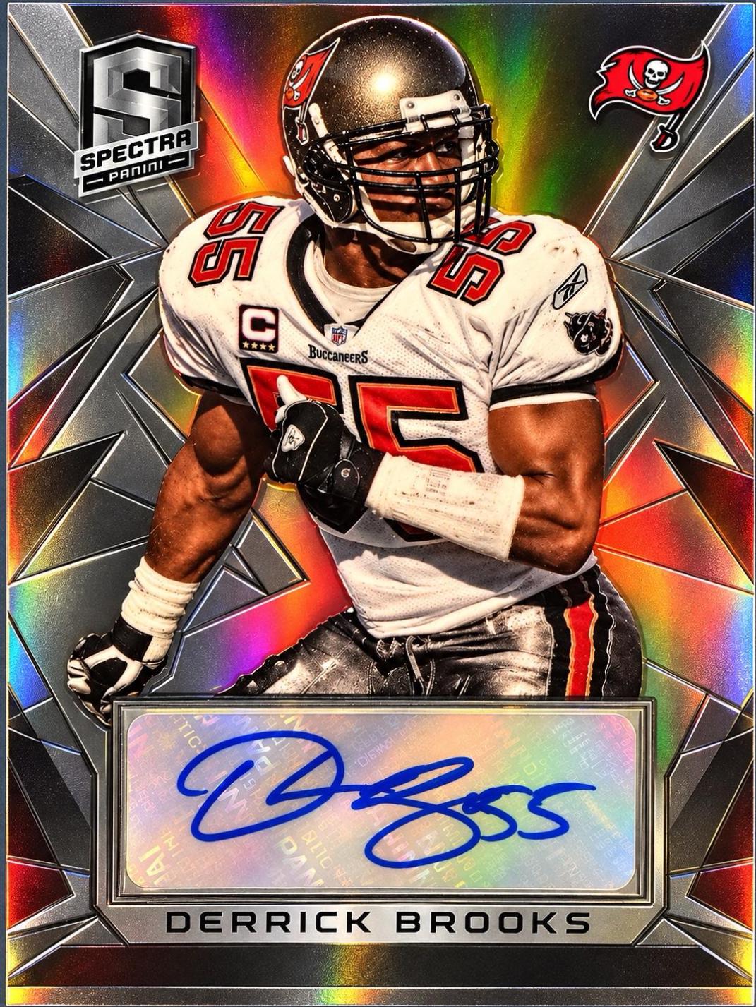 Derrick Brooks #S-DB 2015 Panini Spectra Football Signatures