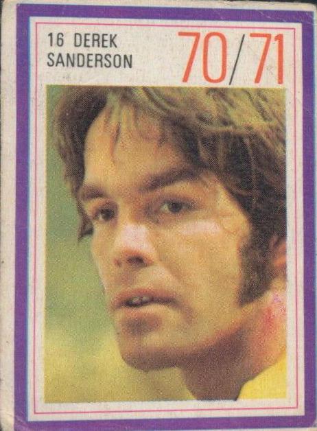 Derek Sanderson Hockey Cards 1970 Esso Power Players