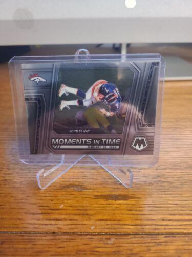 John Elway #MT-14 Football Cards 2023 Panini Mosaic Moments in Time