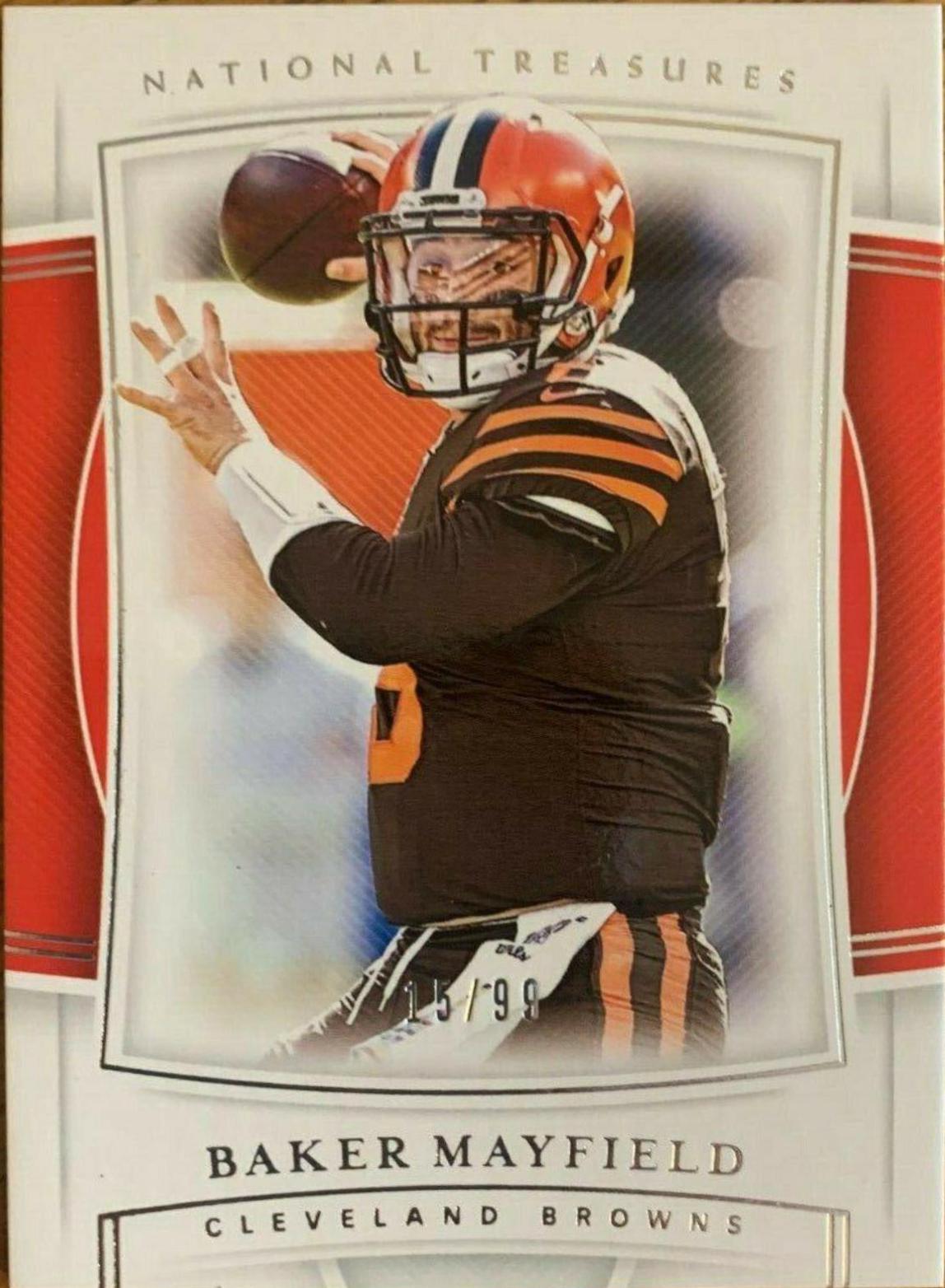 Baker Mayfield #33 Football Cards 2019 Panini National Treasures
