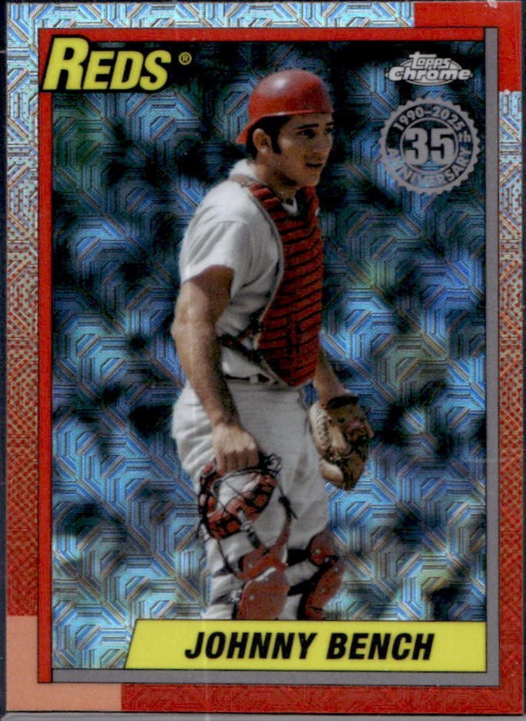 Johnny Bench [Refractor Autograph] #U90C-34 Prices | 2025 Topps Update ...
