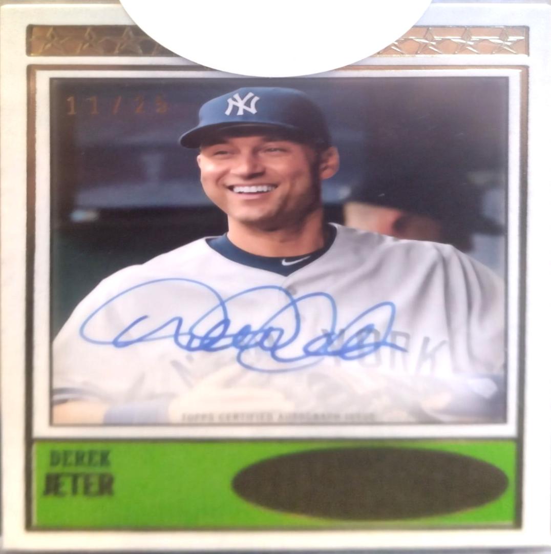 Derek Jeter #BC1-DJ Baseball Cards 2018 Topps Brooklyn Collection Autographs