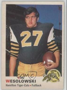 Dick Wesolowski #23 Football Cards 1970 O Pee Chee CFL