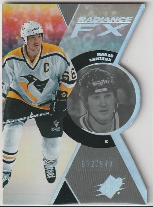 Mario Lemieux #RFX-1 Hockey Cards 2023 SPx Radiance FX