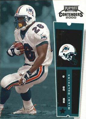 Lamar Smith #8 Football Cards 2000 Playoff Contenders