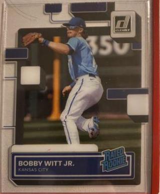 Bobby Witt Jr. #74 Baseball Cards 2022 Panini Chronicles Clearly Donruss