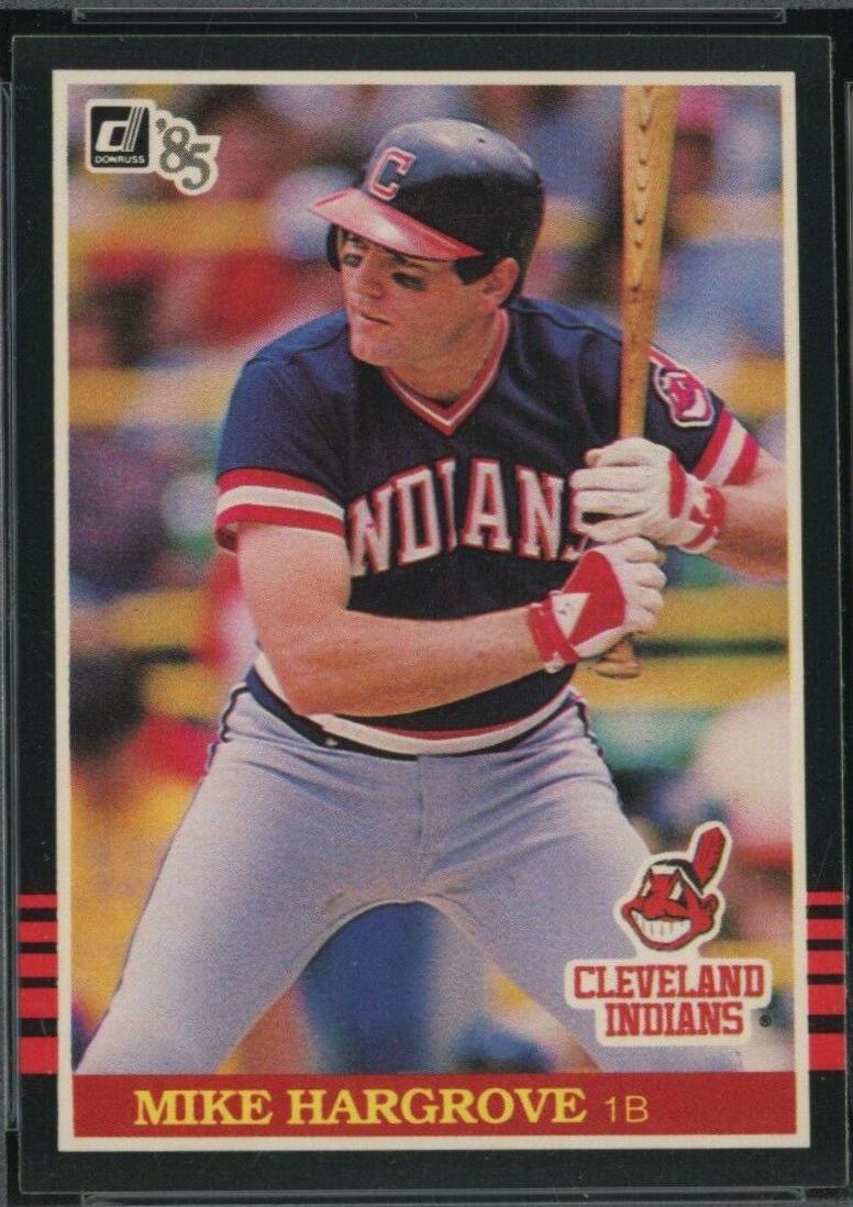 Mike Hargrove #398 1985 Donruss Baseball
