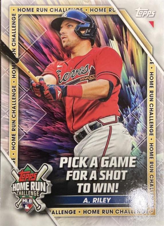 Austin Riley #HRC-1 Baseball Cards 2023 Topps Home Run Challenge