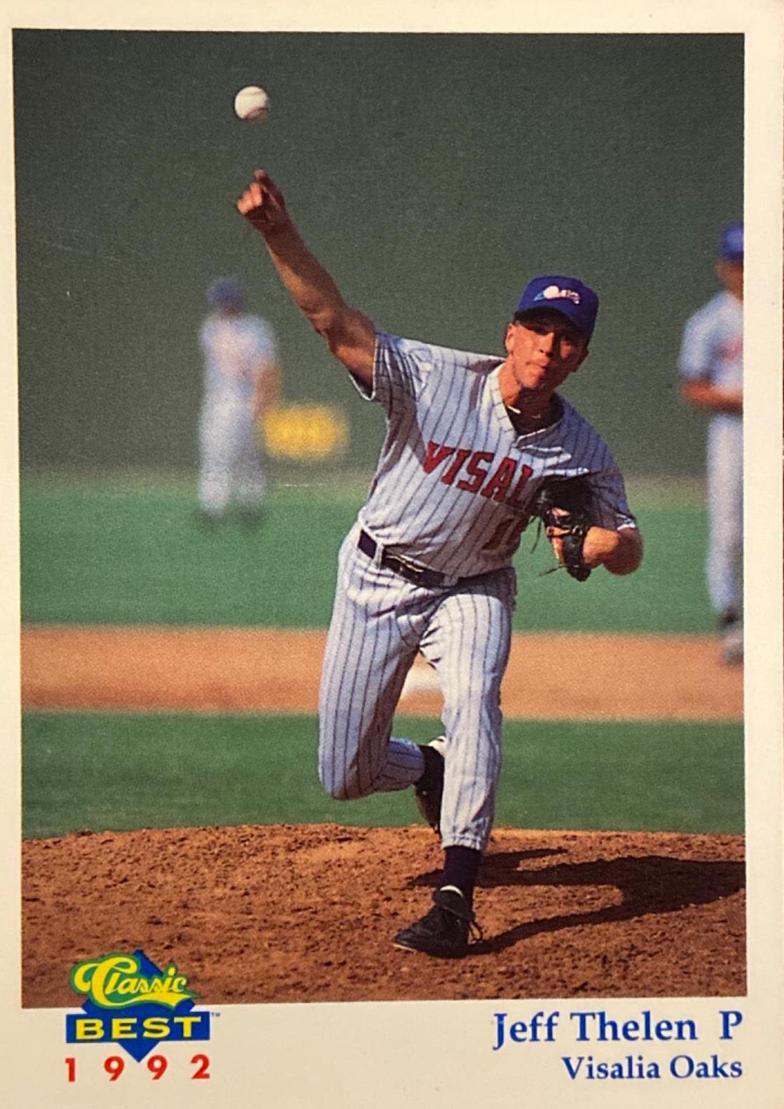 Jeff Thelen #9 Baseball Cards 1992 Classic
