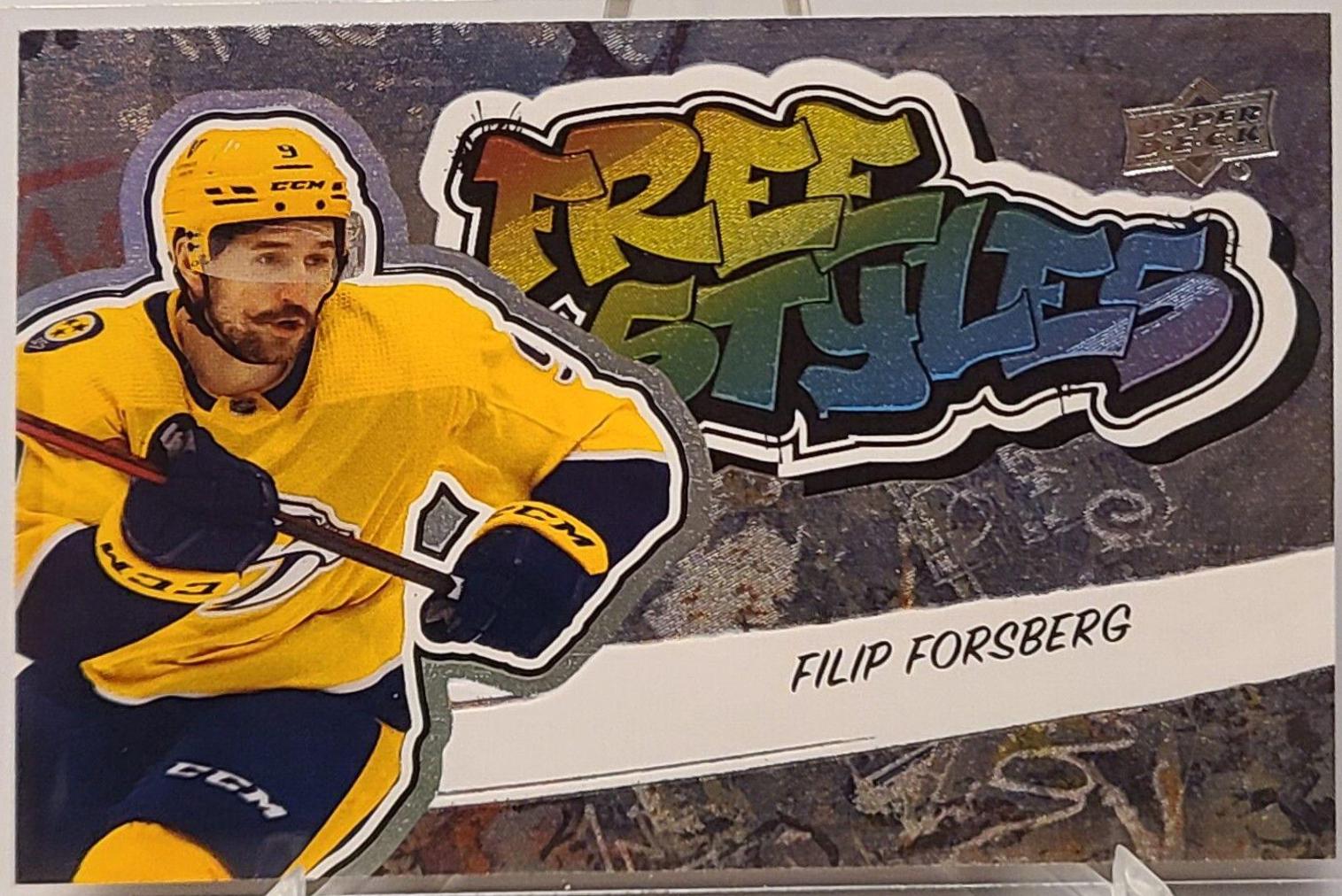 Filip Forsberg #FS-12 Hockey Cards 2022 Upper Deck Freestyles