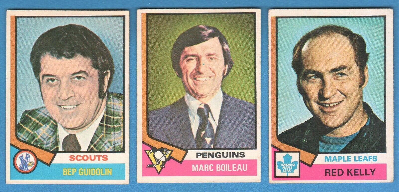 Bep Guidolin #34 Hockey Cards 1974 O-Pee-Chee